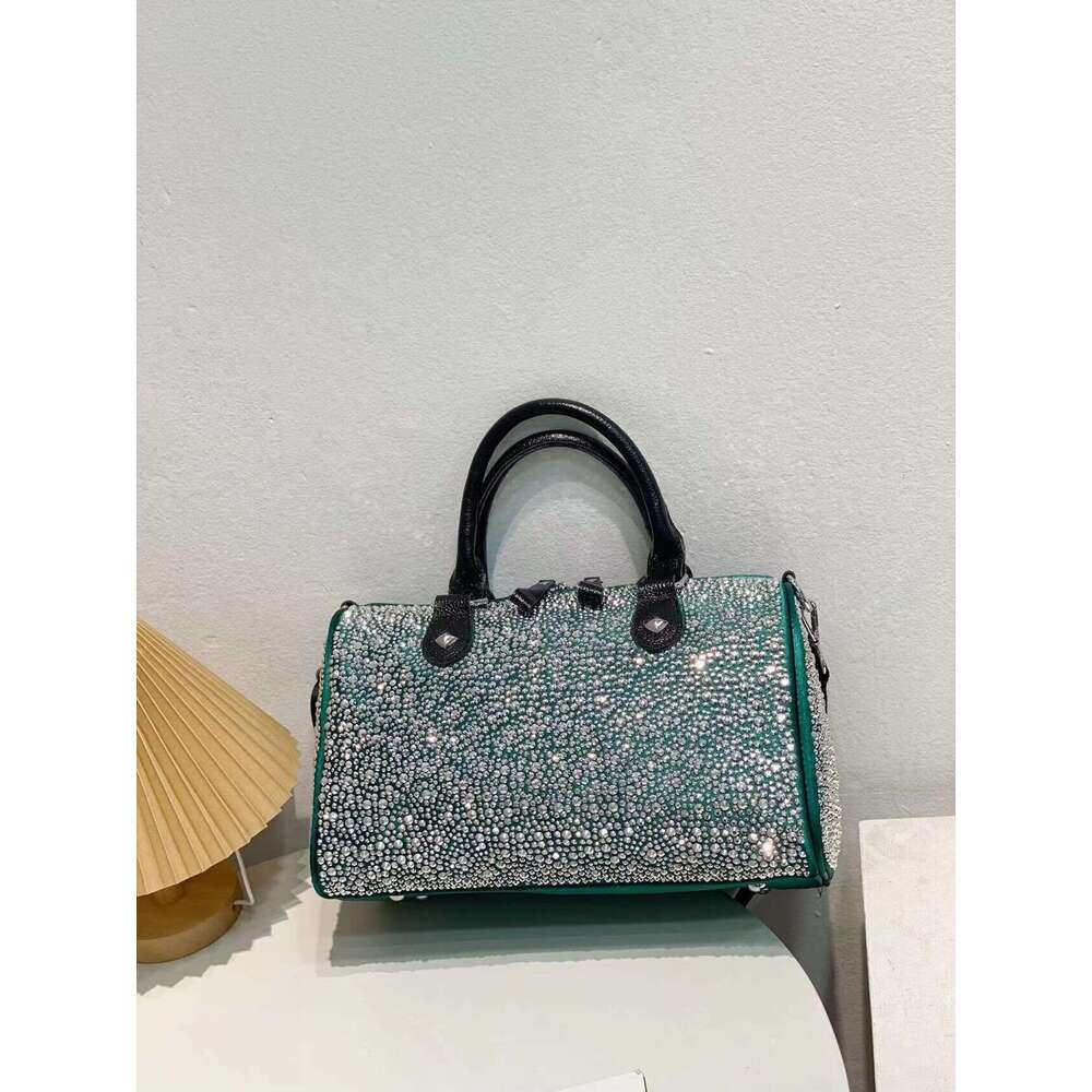Trendy Rhinestone Sequin New Women's Large Capacity Shoulder Crossbody Bag Casual Versatile Handbag for Women