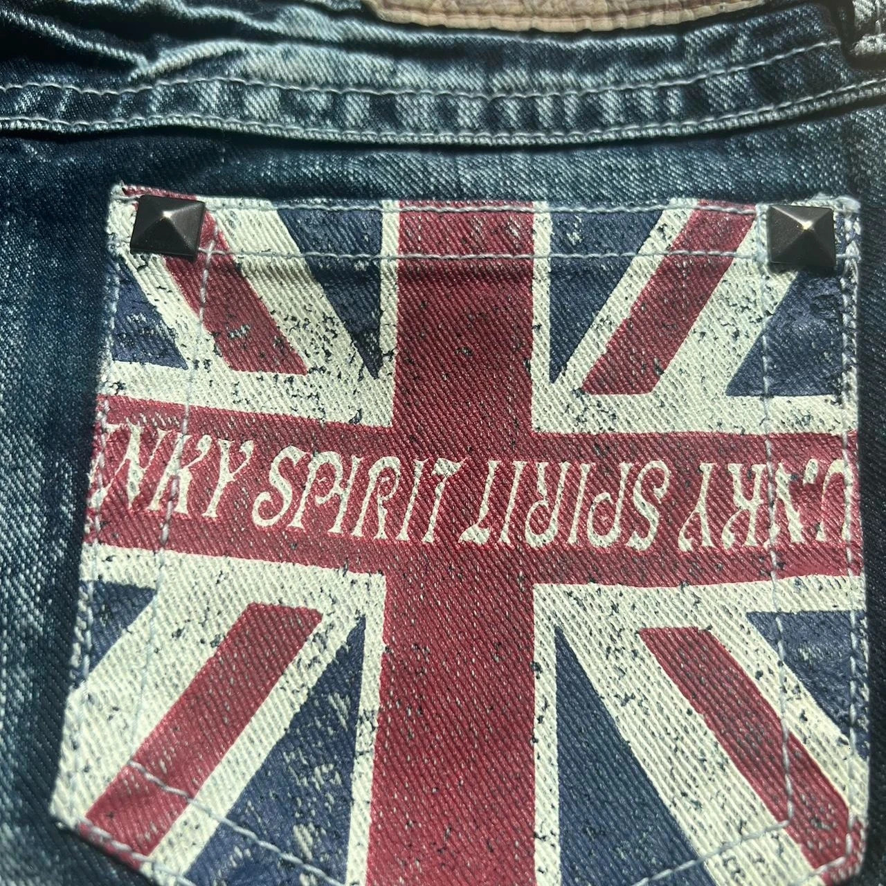 Y2K Retro British Style Flag Graphic Print Mini Shorts Harajuku Gyaru Denim Women Goth Slim Fit Hip Low Rise Short Pants 250613