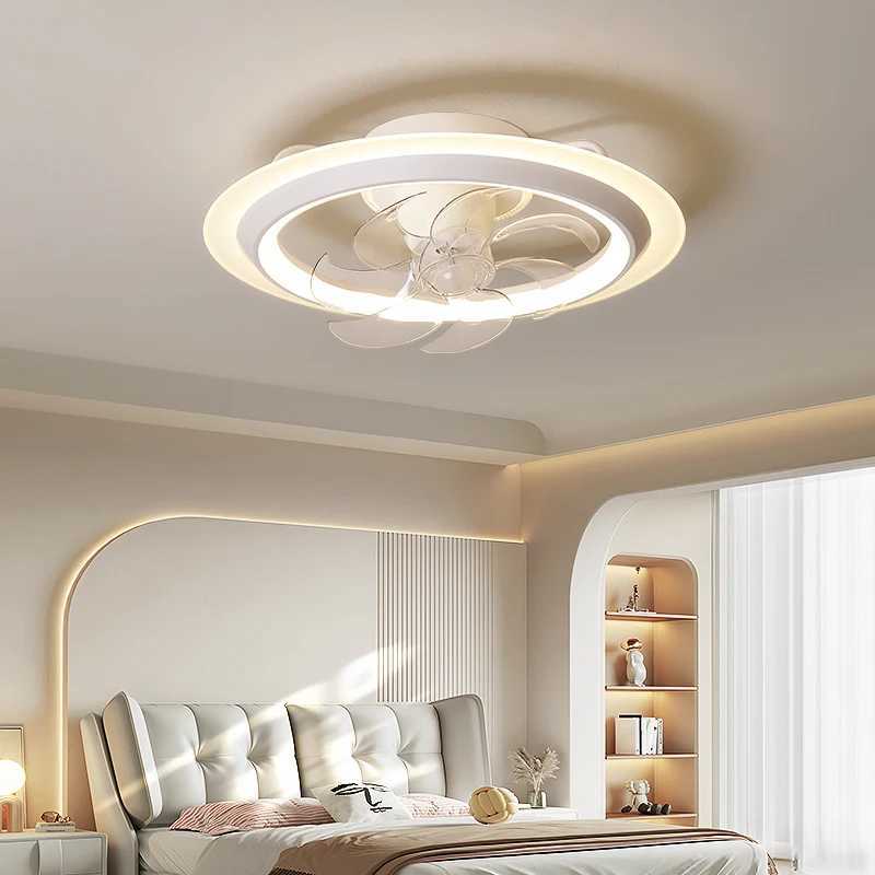 Minimalist Ceiling Fan Light Bedroom Light Modern Simple Quiet Restaurant Full Spectrum Eye Protection Lamp Ceiling LightXJ2500613