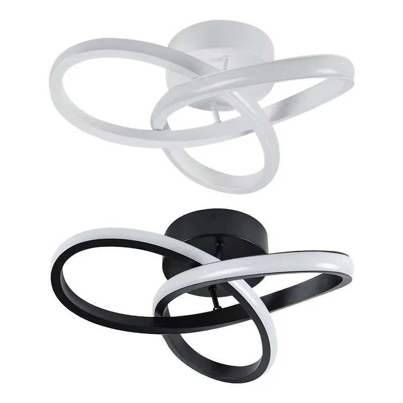 LED Ceiling Light 6500K White Light Spiral Aluminum Flush Mount Ceiling Light for Hallway Kitchen Balcony Corridor Laundry XJ2500613