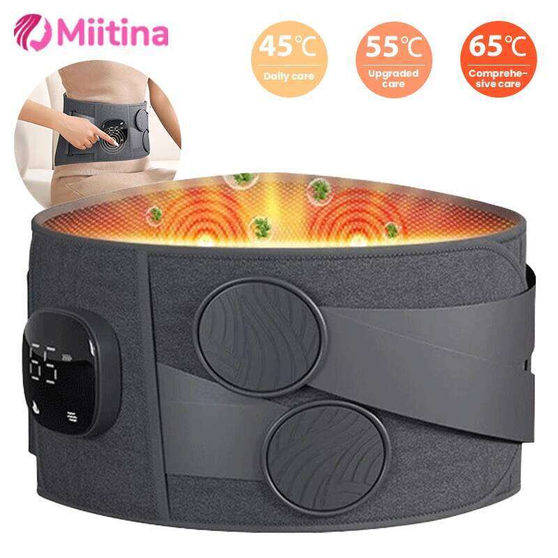 Electric Heating Waist Massager Support Belt Vibration Hot Heated Pads Back Protector 3 Gears Adjustment Relax Healthcare