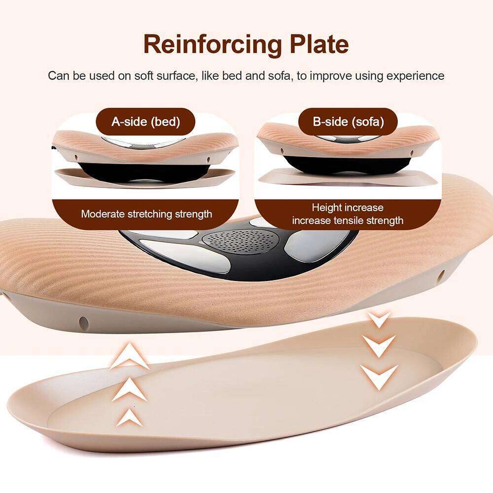 Electric Lumbar Traction Vibration Massager Airbag Spine Support Back Massage Hine Waist Maseador
