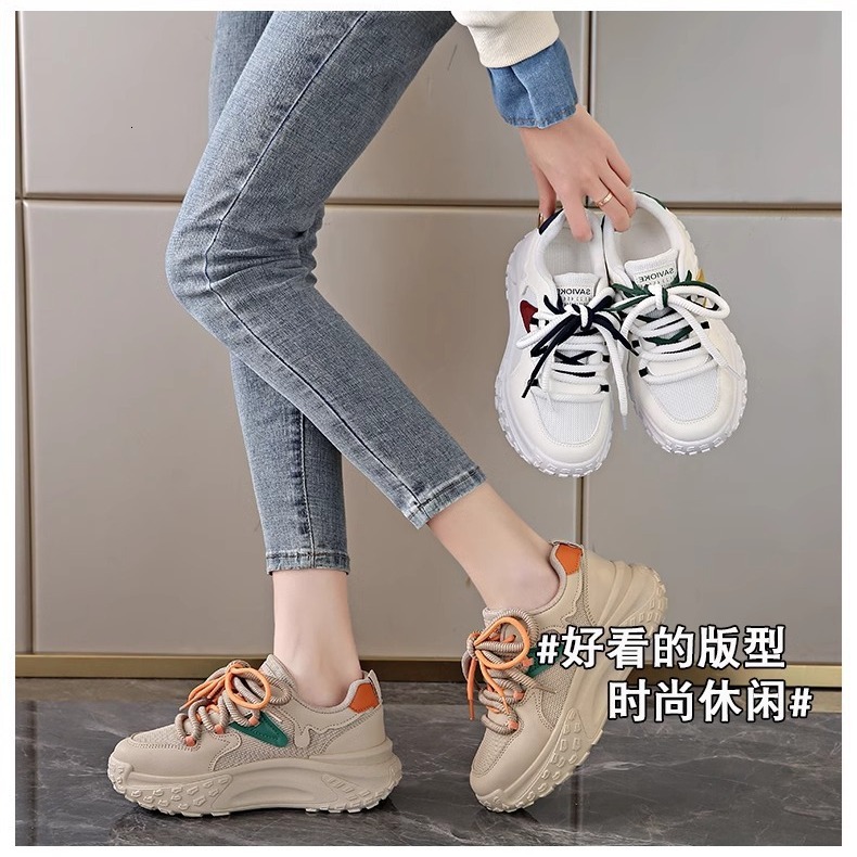 Ddmysports Women S Korean Style Soft Thick Sole Dad Spring Summer New Breathable Running Sports Shoes Outdoor Shoes