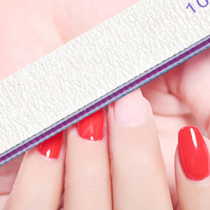 25pcs Professional Nail Supplier Custom Printed Nail File Buffer Beauty Salon Nail Manicure File 100/180 250605