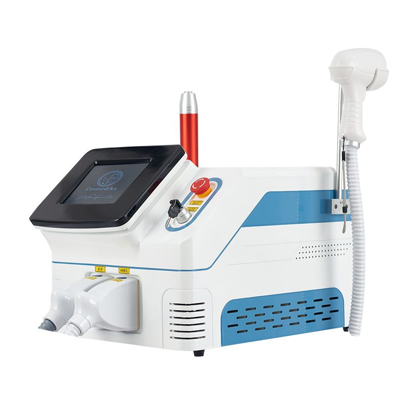 2 in 1 808nm Picosecond Laser Machine Professional Diode Laser Hair Removal Machine Painless Ice Hair Removal Tattoo Removal 3500W