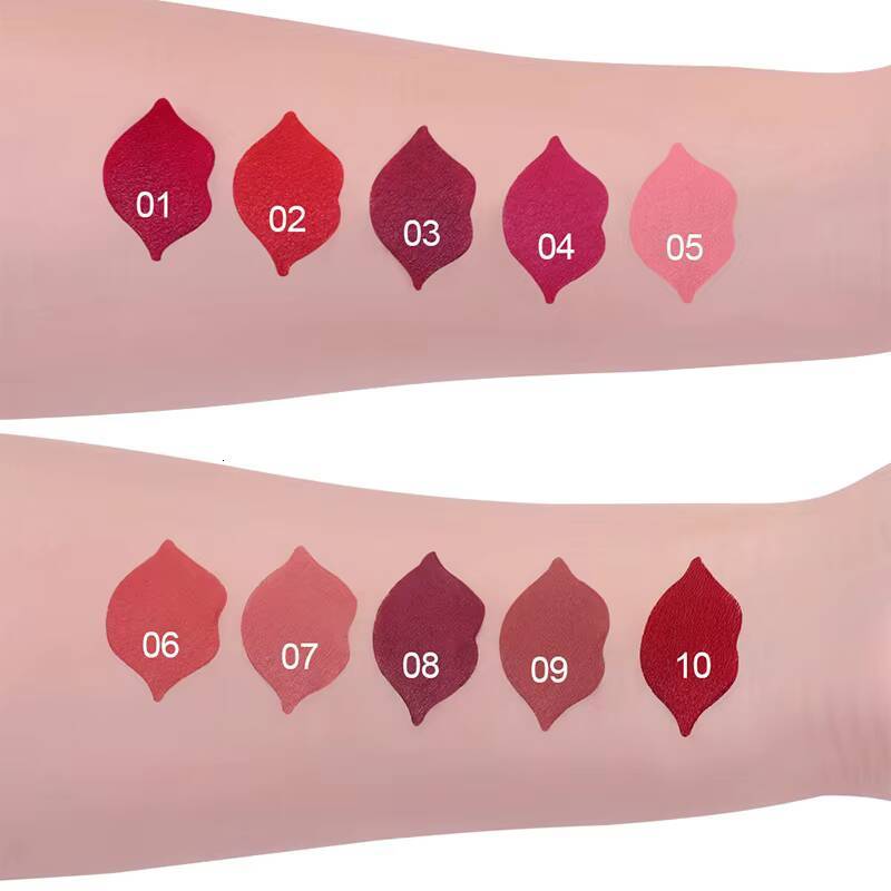 Waterproof Matte Velvet Gloss With Rich Color Long Lasting Makeup Lipstick Moisturizing Jelly Lipglaze Korean Lip Cosmetics happy