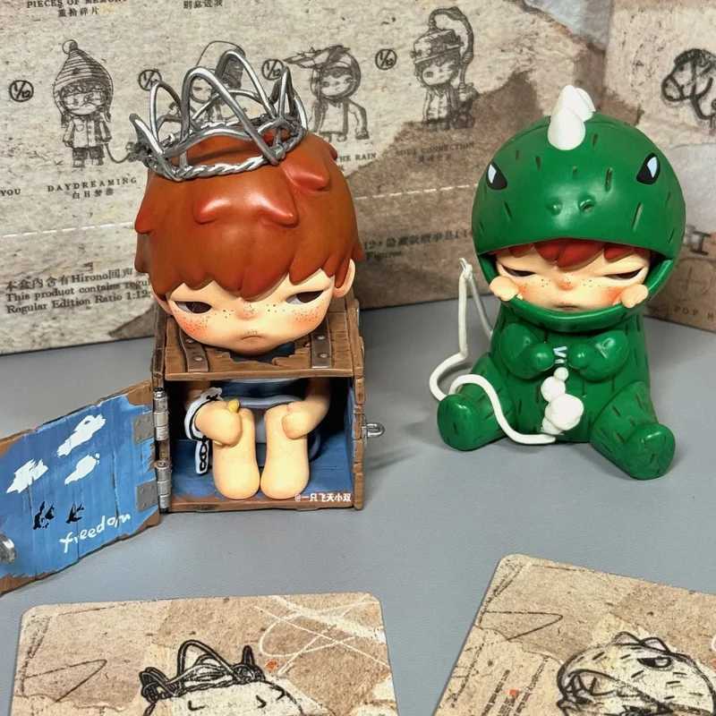 New Genuine Hirono Echo Series Action Figures Desktop Ornament Collectible Toy Confirm Sle Model Dolls Children Birthday GiftsXJ250614