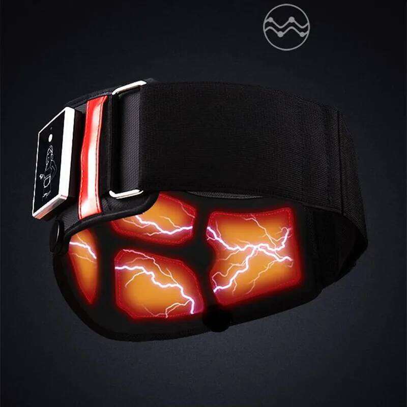 Electric Slimming Massage Belt Heating Pulses Tone Abdominal Muscle Stimulator EMS Acupuncture Tens Physiotherapy Myostimulator