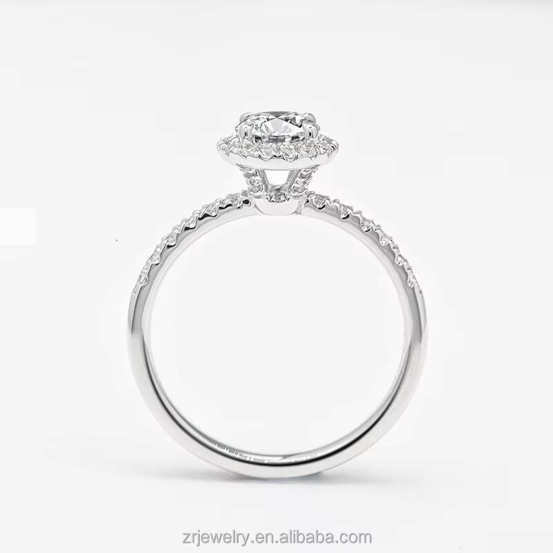 VVS2 18K Gold Wedding Ring Fashion Luxury Design Brilliant Cut Fine Jewelry Rings Lab Grown Diamond Engagement Ring