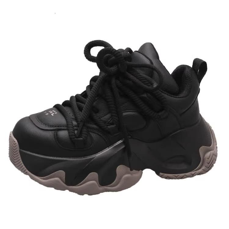 Ddmysports Autumn Winter New Small Stature Casual Running Street Style Dad Shoes Women Thick Sole Platform Height Increasing Sneakers Outdoor Shoes