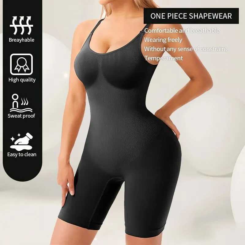 Womens One-Piece Tight Fitting Suspender Shapewear Womens Abdominal Tightening and Hip Lifting Integrated Shapewear Set XJ250614