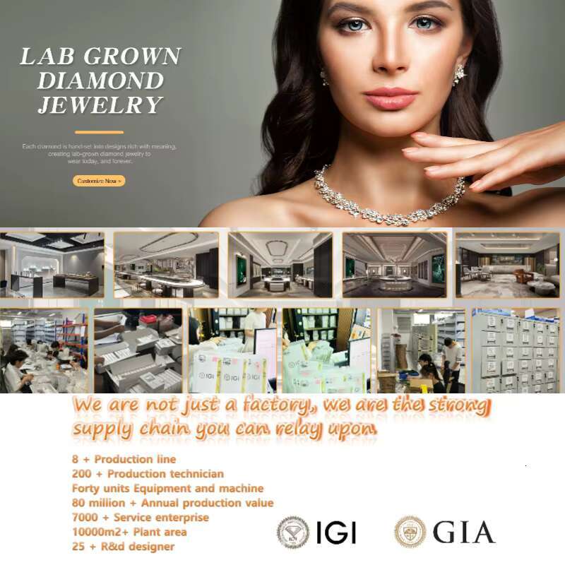 Igi Certified Lab Grown Diamond 14k 18k Pure Gold Lab-grown Diamond Engagement Rings 1ct 2ct Lab Grown Diamond Ring