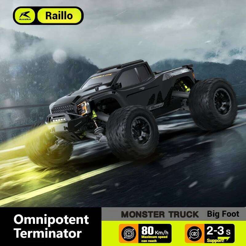 Rilalo Rc Racing All-Around Terminator Four-Wheel Drive Off-Road Remote Control Car Toy
