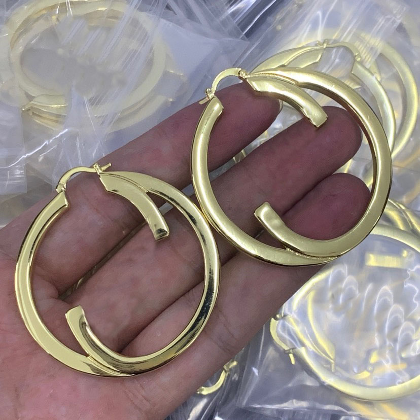 best selling hoop earrings, designer earrings 5cm/4cm fashionable girl jewelry, gg high quality large hoop, wedding party gift