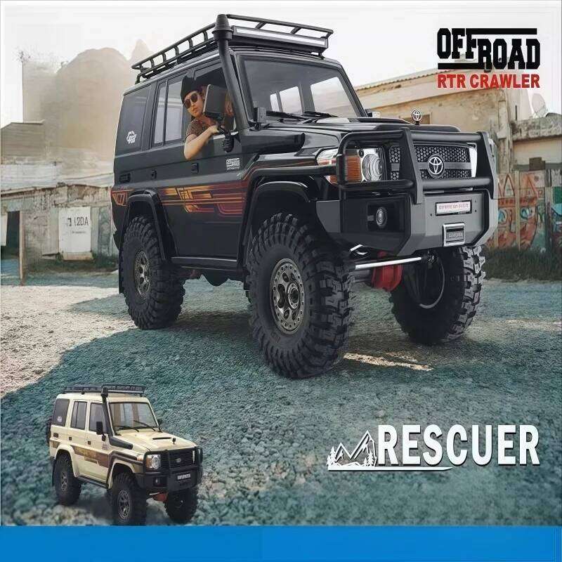 New Rgt Ruitai 1/10 Model Ex86190 Rc Remote Control Electric Climbing Car Lc76 Off-Road Vehicle High And Low Speed Dual Gear