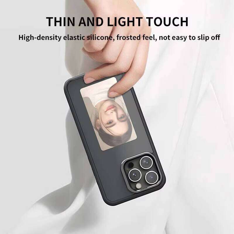 Smart DIY Luxury Phone Case, Compatible with iPhone 16 13 Pro Max, Four-Color E-Ink Display Cover, NFC Transmission, Infinite Pattern Computer