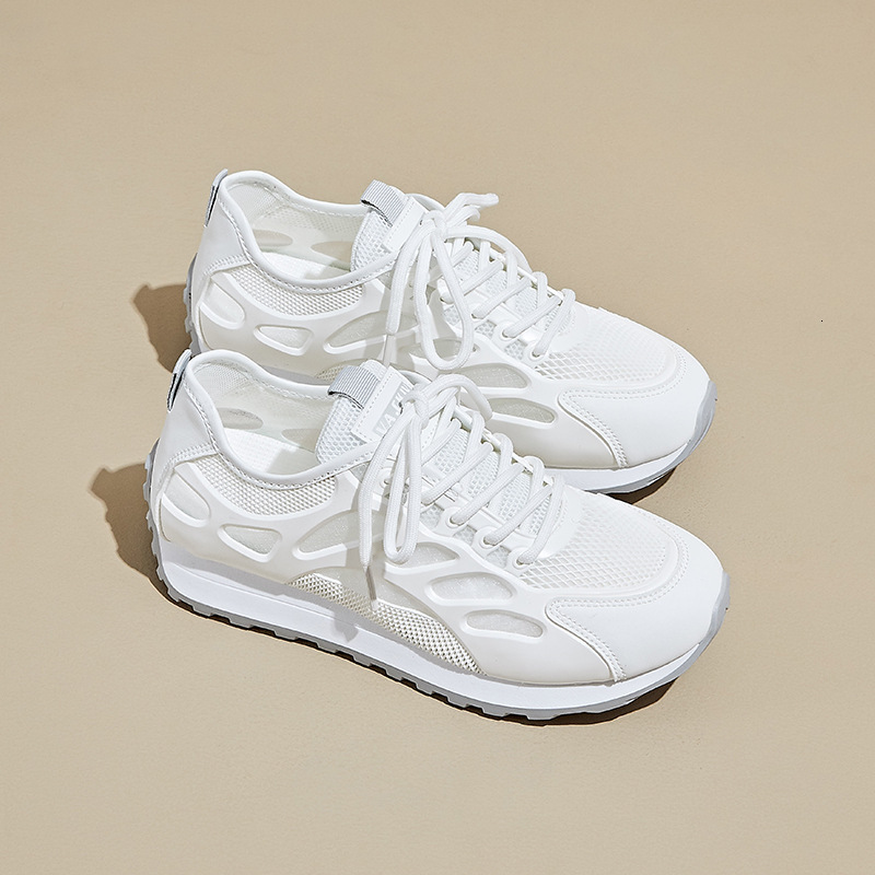 Ddmysports Breathable White Sneakers For Women Summer Sandals Super Popular Hollow Sports Travel Single Mesh Agan Shoes Outdoor Shoes
