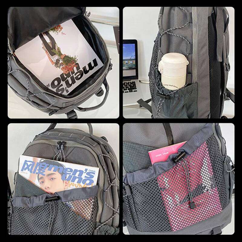 Outdoor Hiking Bag Laptop Knapsack Travel Camping Fishing Backpack Personality Climbing College Weekend Rucksack For Men Women