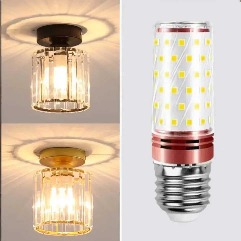 Nordic LED Acrylic Ceiling Lamp Aisle Corridor E27 Lamp For Living Room Bedroom Home Ceiling Light Interior Lighting AC 85-265V XJ2500613