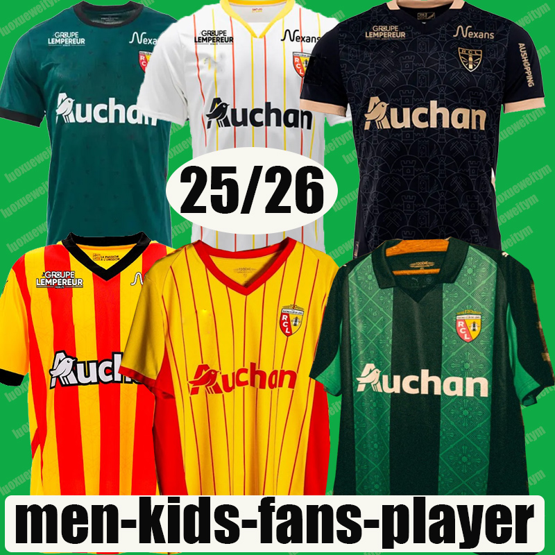 2025 2026 RC Lens football Shirts 25 26 OTOCA soccer jerseys Gradit Fortes Cahuzac Perez KAKUTA maillot de foot Camisa TRAORE GANAGO FULGINI DIOUF SPIERINGS SOTOCA