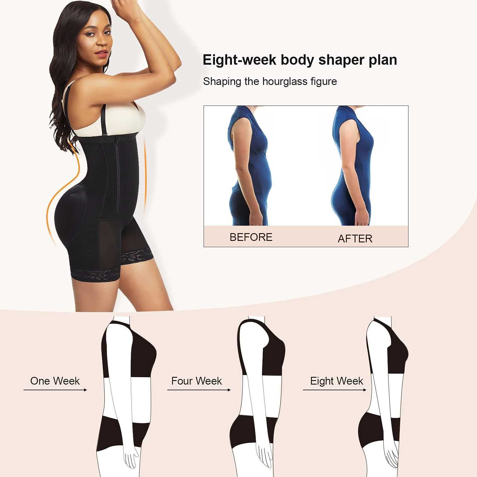 Shapewear Tummy Control Butt Lifter Panties Waist for Women High Waist Body Shaper Open Bust Bodysuit XJ250614