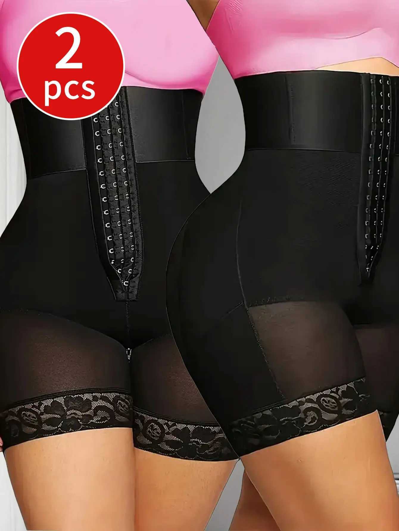2 PCS Women Tummy Control Thigh Slimming Slip Shorts High Waist Body Shaper Shorts Shapewear for Butt Lifting XJ250614
