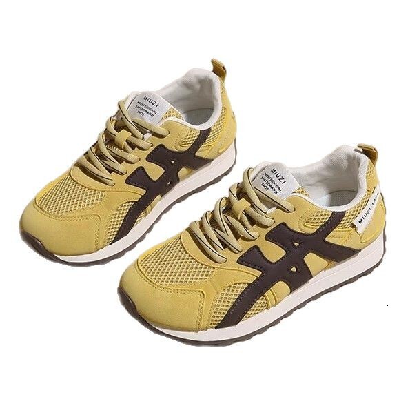 Ddmysports Spring Mesh Agan For Women New Thick Soled Versatile Lightweight Casual Sneakers Soft Breathable German Training Shoes Outdoor Shoes