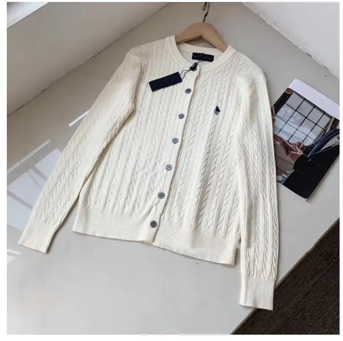 Designer Sweaters Women Mens Designers Cardigan Knit Sweater Cashmere Jumpers Cardigans Luxury Embroidery Knitwears Ladies 2025 Autumn Winter Clothes
