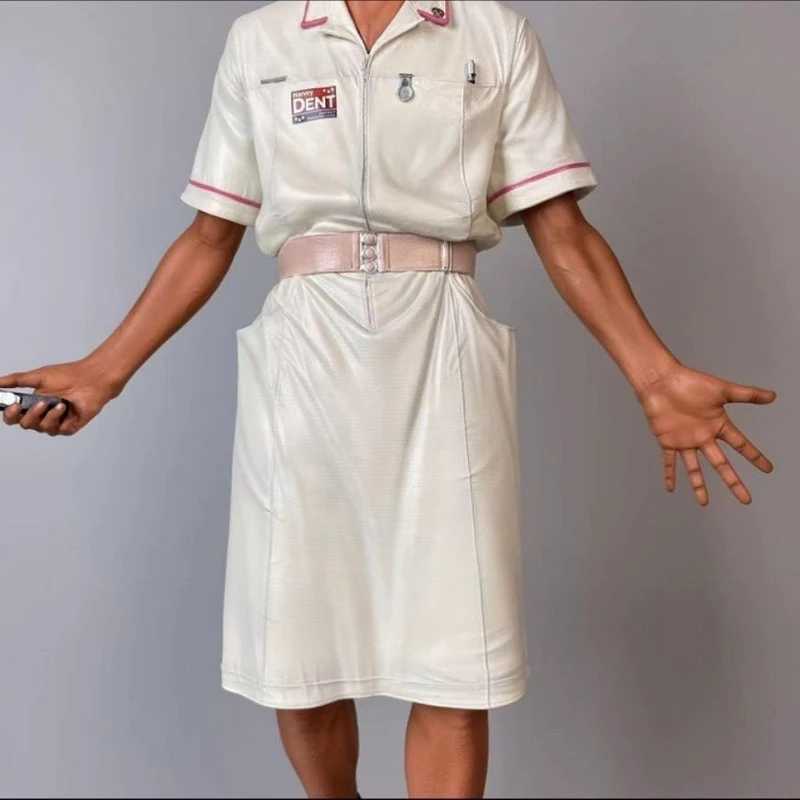 54cm DC Heath Ledger Nurse Uniform Joker Series Figure Joker Standing Scene Model Handmade Ornament GK Resin Statue Toys Gift XJ250614