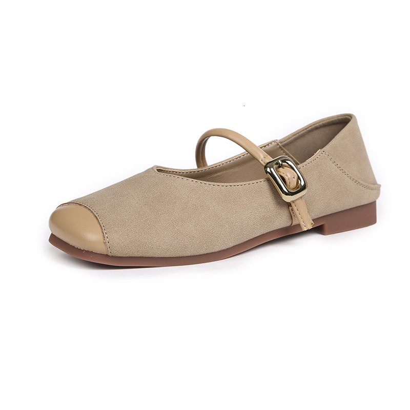 Ddmyoutdoor Square Toe Soft Sole Buckle Two Way Fashion Single For Women Summer New Outdoor Low Heel Shallow Mouth Mary Jane Shoes Outdoor Shoes