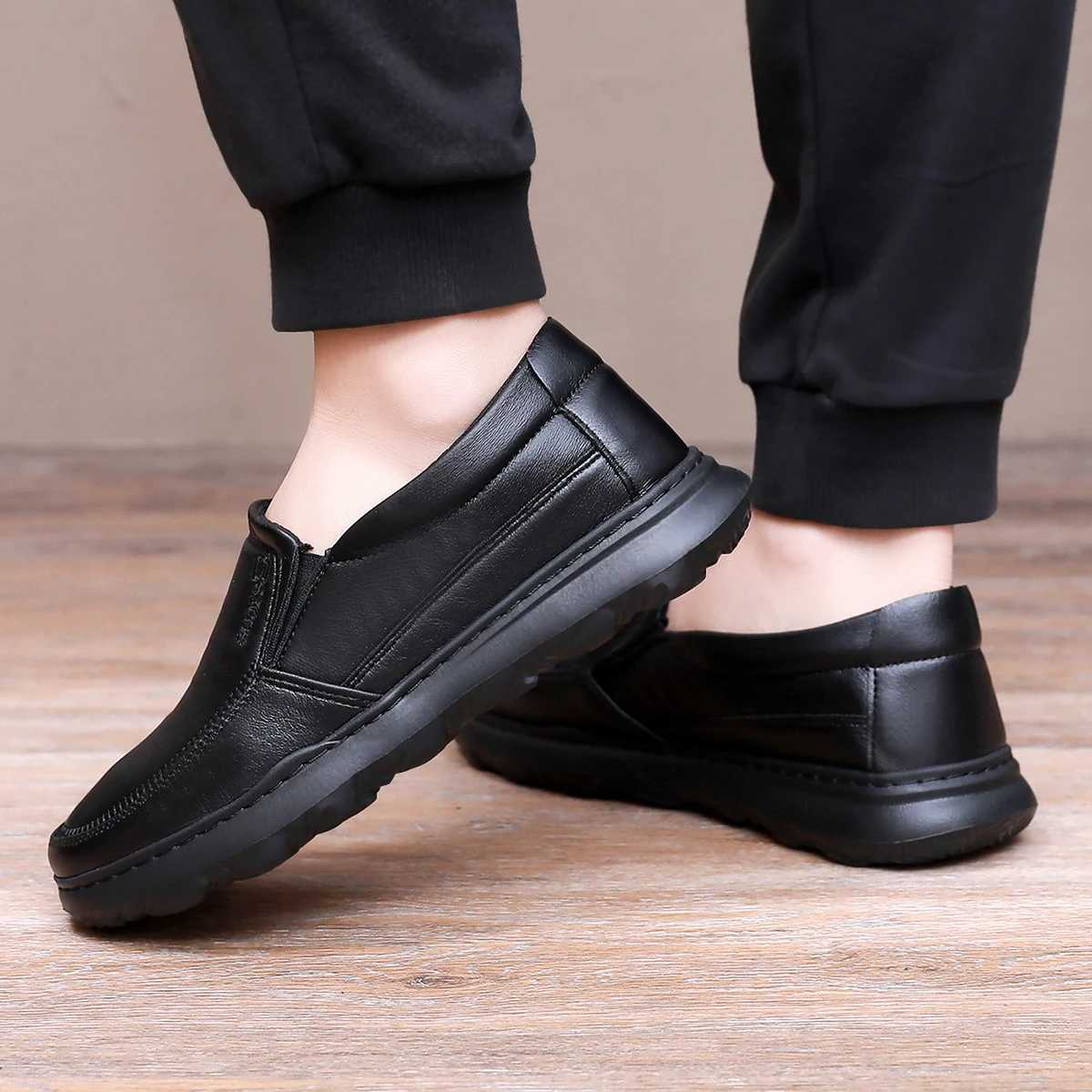 Mens casual shoes comfortable walking shoes simple and durable formal shoes e foot loafer mens shoes sneakers XJ250614