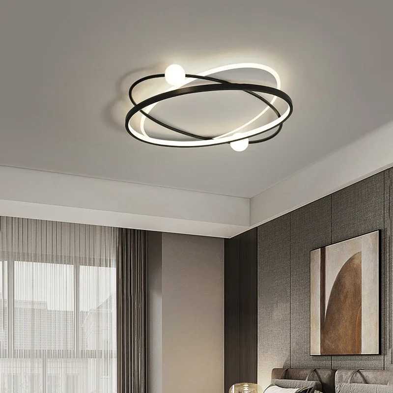 Modern Style LED Lights for Bedroom Living Room Study Ceiling Lamp Ring Simple Remote Control Light Hanging Lamps for CeilingXJ2500613