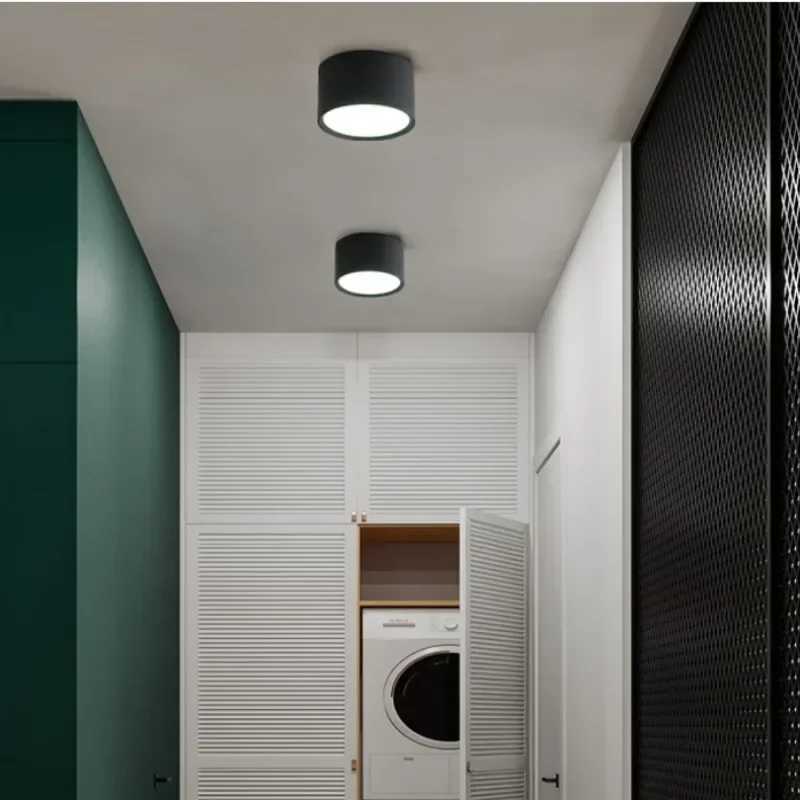 Nordic Round Surface Mounted Downlight LED Small Ceiling Light Spotlight Hallway Entrance Light Aisle Light Indoor Lighting XJ2500613