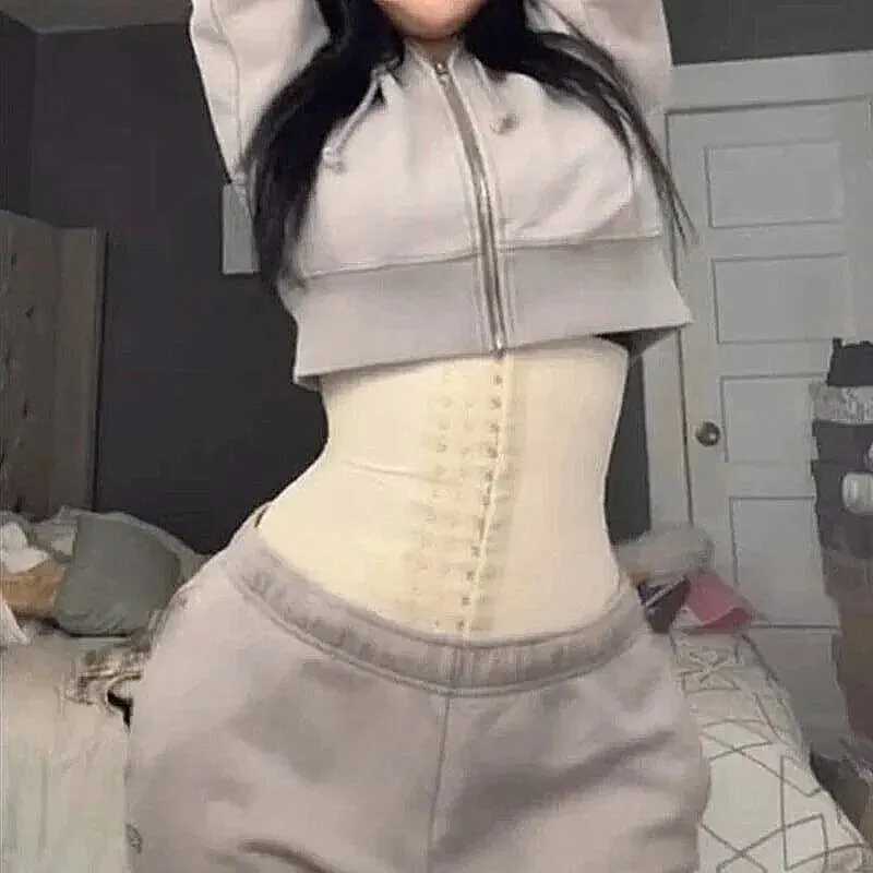 Latex Waist Women Binders And Shapers Corset Modeling Strap Body Shaper Colombian Girdles Slimming Belt 25 Steel Bones XJ250614