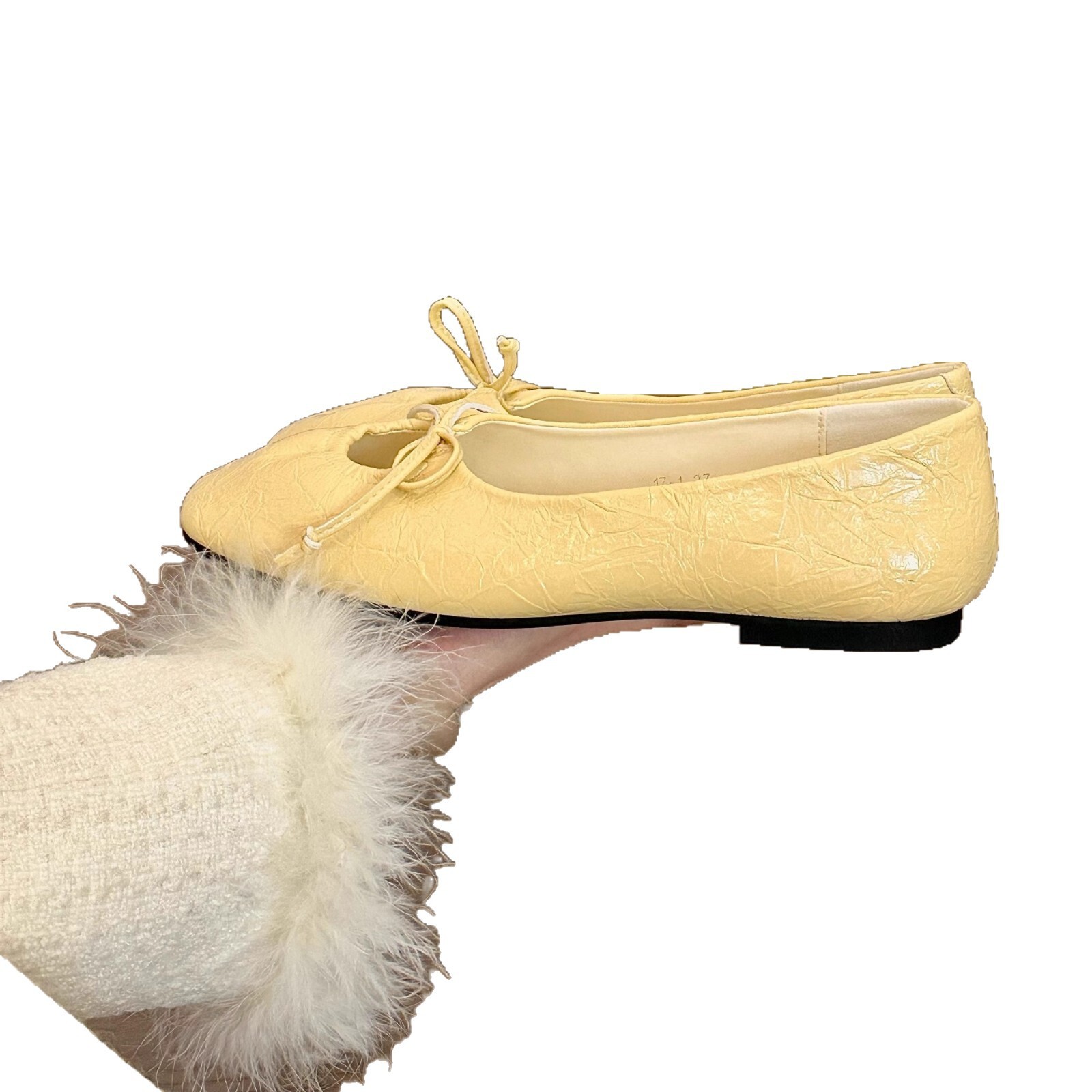 Ddmysports New Flat French Style Gentle Evening For Women Spring Soft Sole Versatile Granny To Match Dresses Single Shoes Outdoor Shoes