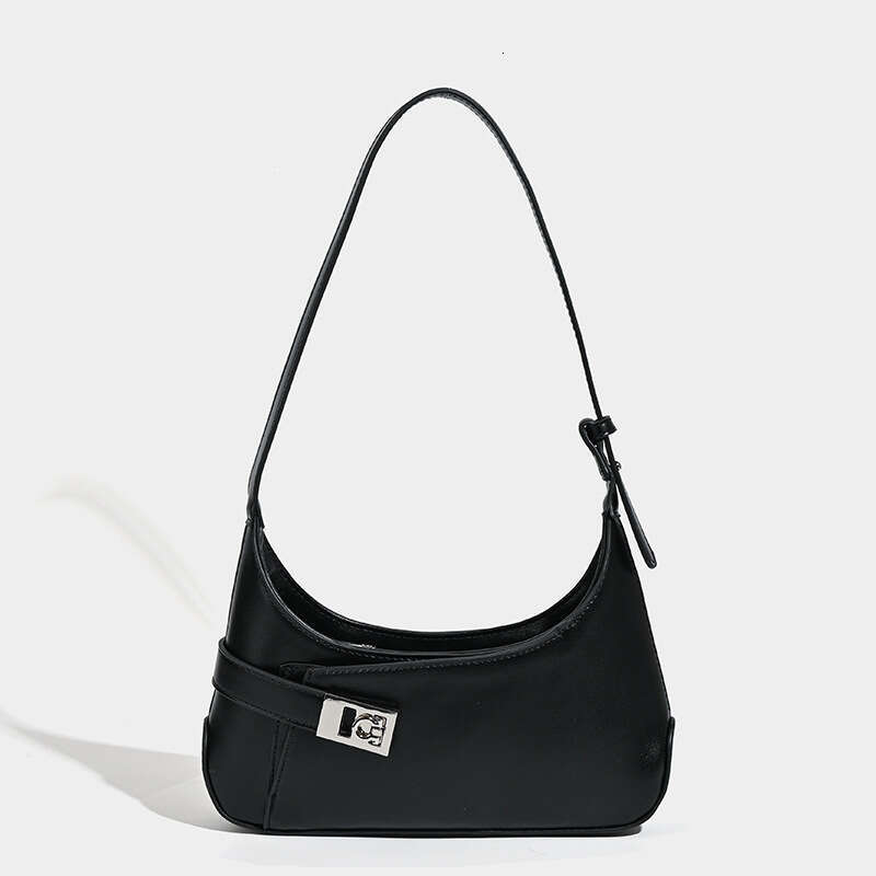 Women's Bag 2025 Summer New High-End Solid Color Versatile Underarm Niche Design Textured Shoulder Handbag