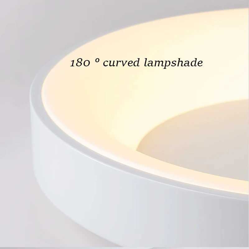 Modern Simple Bedroom LED Ceiling Light Creative Lustre Home Decor Living Room Dining Table Kitchen Lamps Round Lighting Fixture XJ2500613