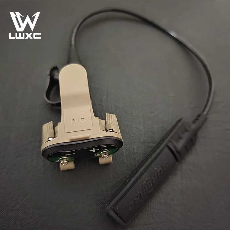 Tactical SF Plug X300 X300U X400V Tail Adapter With Dual Function Flashlight Pressure Switch For Scout Light Hunting AccessoryXJ250613