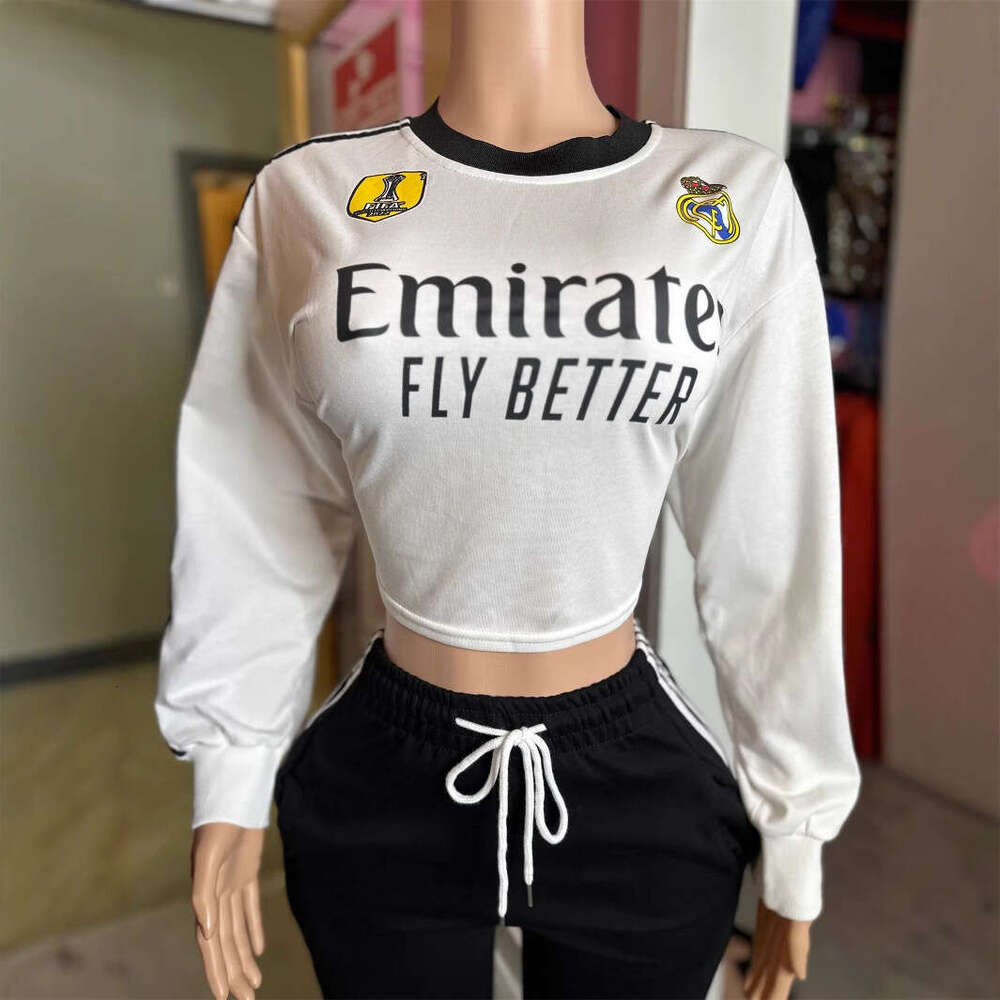 New Street Style Sports Fashion Printed Loose Casual Long Sleeve Crew Neck Sweatshirt B5