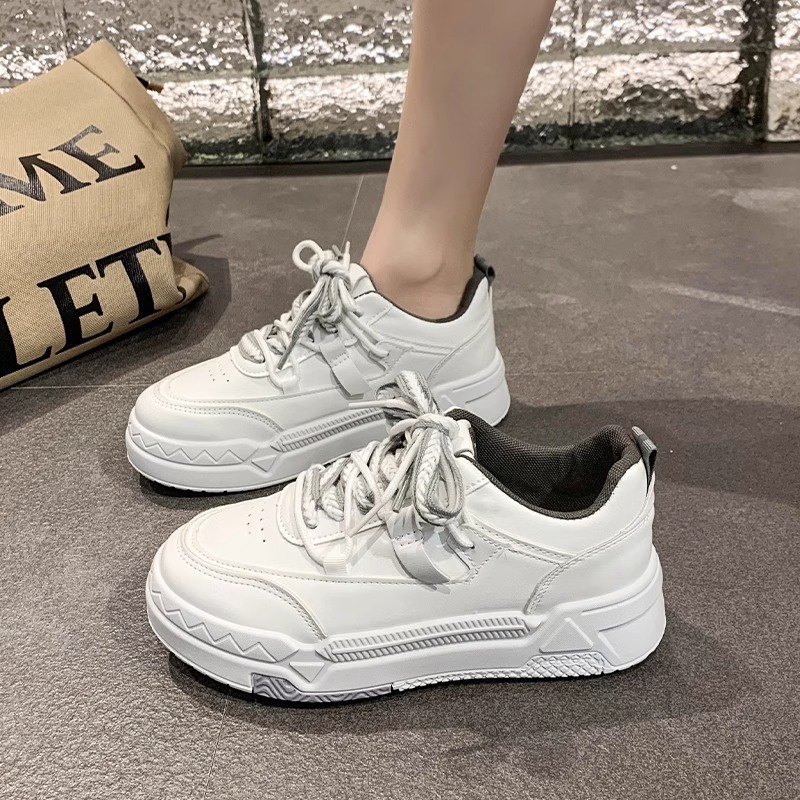 Ddmysports Platform White Sneakers For Women Summer New Niche Versatile Casual Sports Shoes Outdoor Shoes