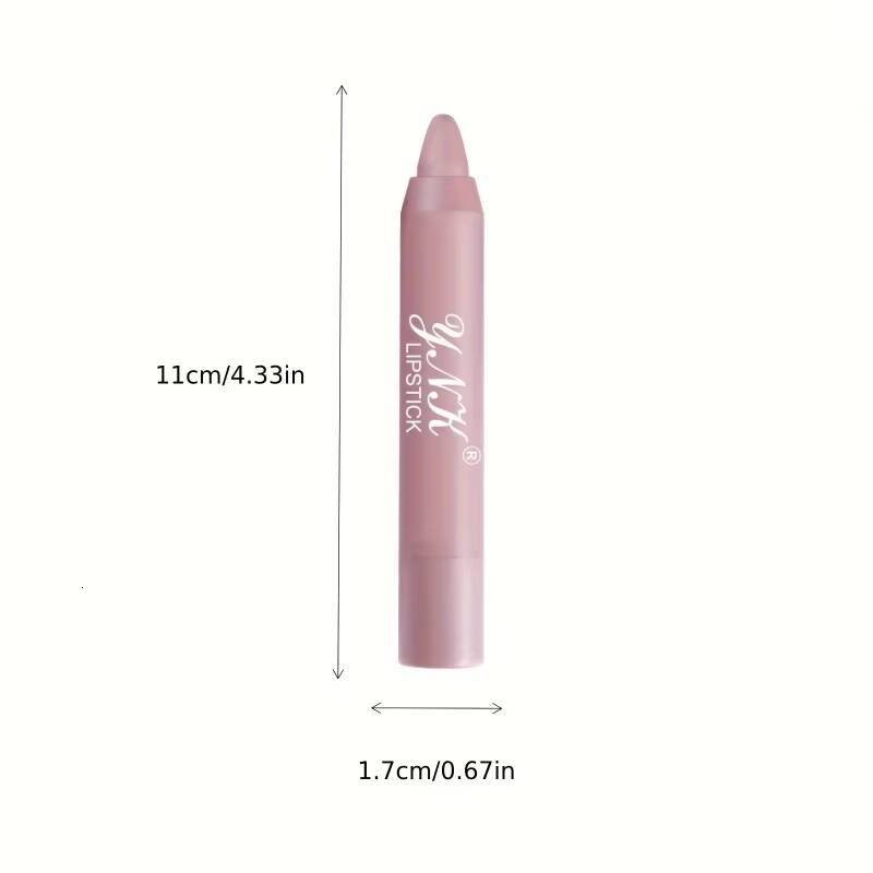1PC Pink Series Velvet Matte Waterproof Long Lasting Red Lipstick Lip Tint Pen Cosmetic Makeup happy