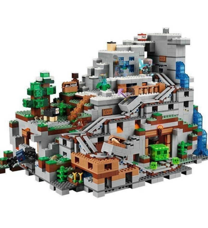 New Cave Brick Toys Popular Boys World Building Organ Bricks and Digital Bricks and Elevator Educational Toys Gifts L250610