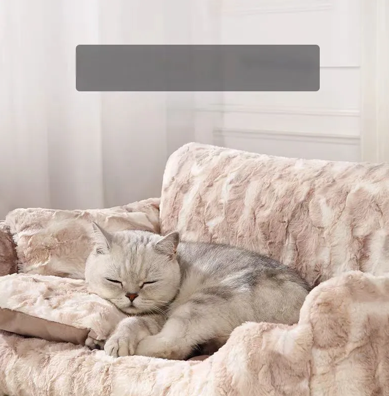 Fluffy plush Dog Cat Pet Sofa Soft calming sofa bed suitable for medium sized small cats and dogs Free shipping