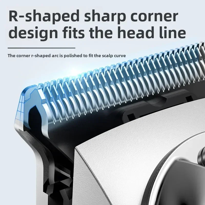 Electric Hairdresser Shaving Head Pusher Electric Pusher Clipper Hair Precision USBCharging Hair Trimmer for Men Home Appliances 250612