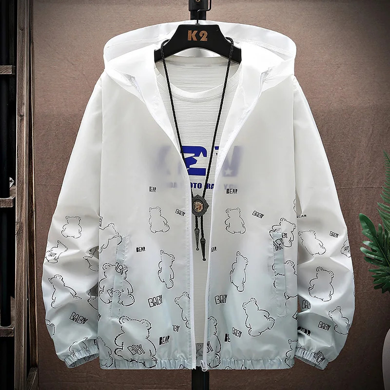 Outdoor Mens Thin Jacket Sunscreen Summer Casual Windproof Breathable Highquality Jacket 250614