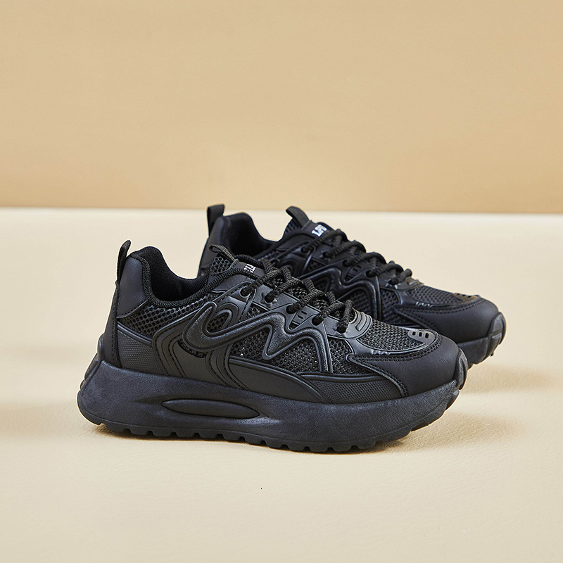 Ddmysports Women S Dad Sneakers Breathable Summer New Thick Soled Versatile Thin Mesh Sports Shoes Outdoor Shoes