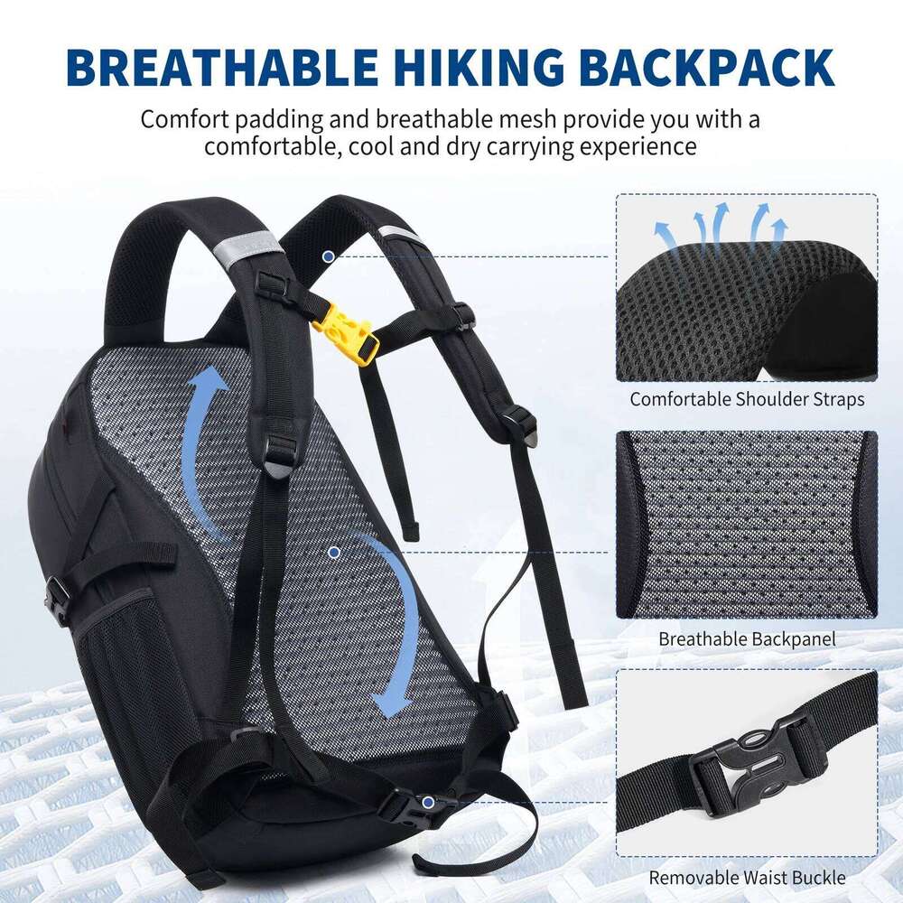 OIWAS Fashionable Backpack,20L Capacity Waterproof Design,Suitable Both Men Women For Outdoor Hiking And Cycling