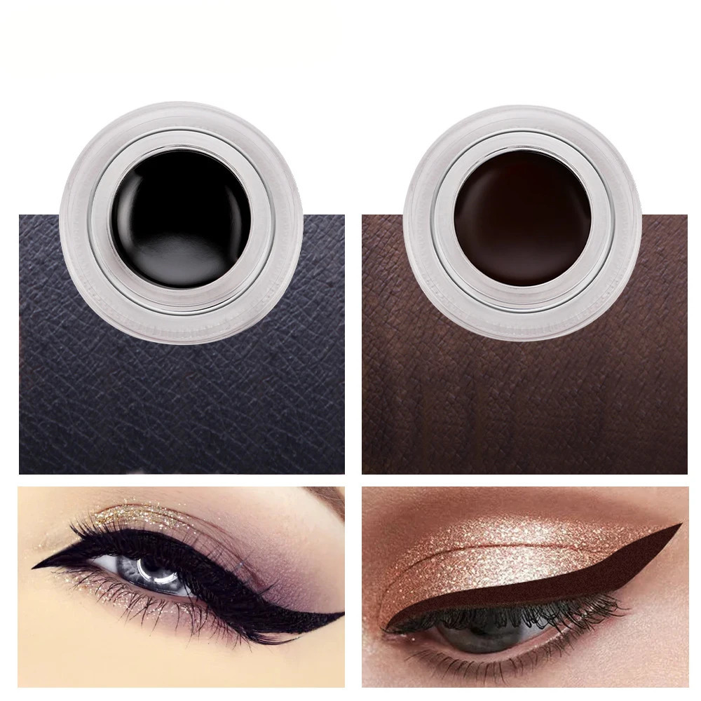Miss Rose Black Eye liner Pen Makeup Gel Eye Shadow Eyeliner Kajal Eye Shimmer Cosmetics 250614