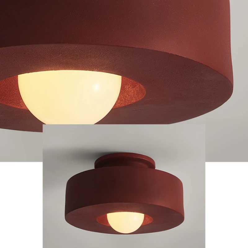 Nordic Minimalist Ceiling Light Corridor Wardrobe Study Balcony Entrance Bedroom Light Wabi Sabi Style XJ2500613