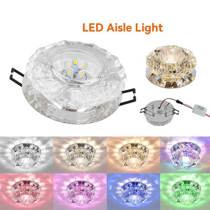 LED Crystal lamp Embedded ceiling light For Home living room corridor Decorative ceiling lamp Porch balcony Indoor lighting XJ2500613